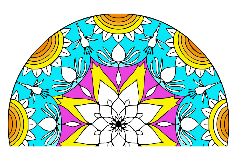 flowers-mandala-coloring-page