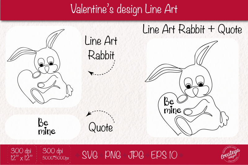 rabbit-svg-line-art-svg-illustration-valentines-day-quotes