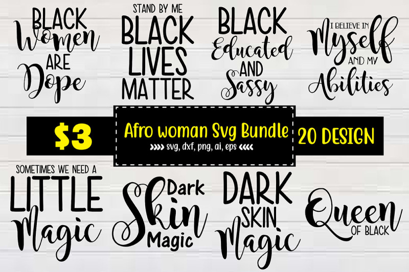 afro-woman-svg-bundle