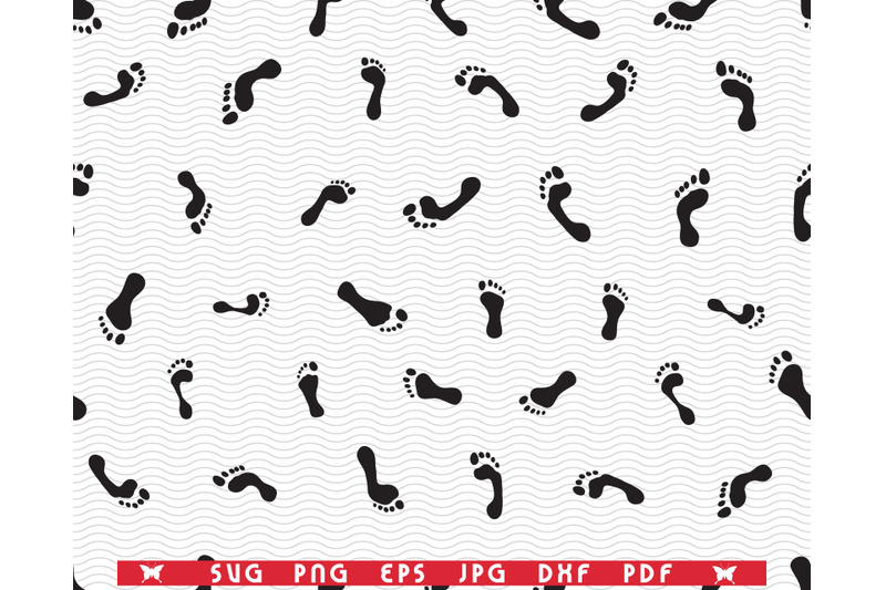 svg-footprint-seamless-pattern-silhouettes-digital-clipart