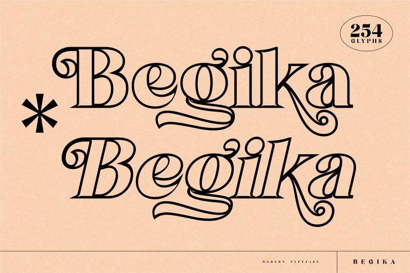 begika-typeface