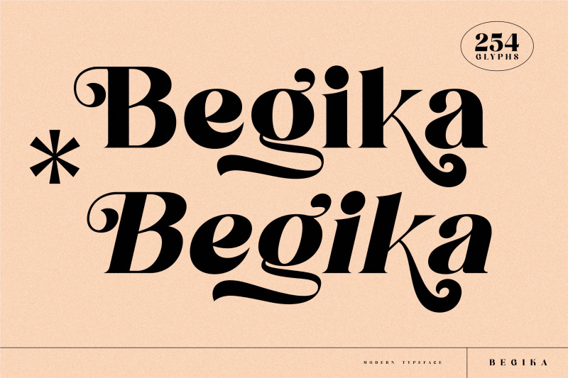 begika-typeface