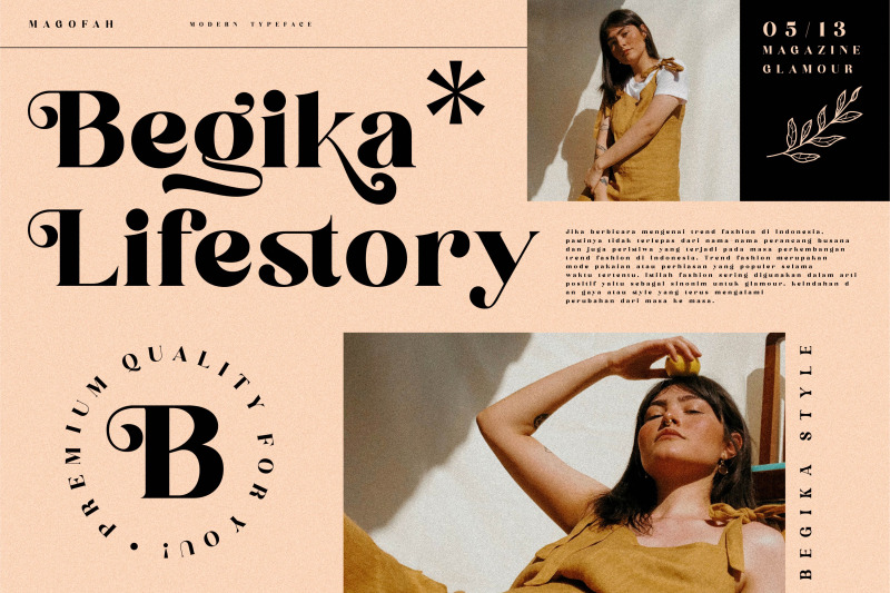 begika-typeface