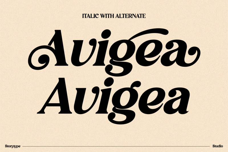 avigea-typeface