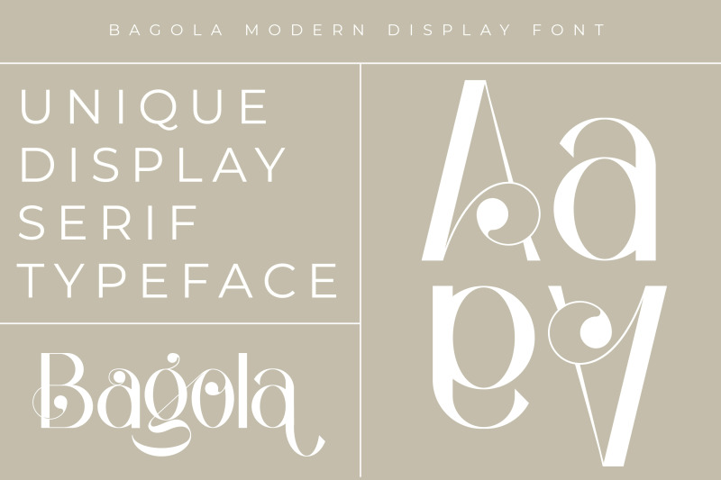 bagola-typeface