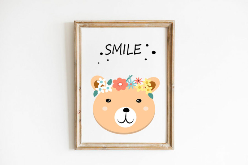 bear-face-svg-with-flowers-nursery-svg-cute-bear-svg-bear-clip-art