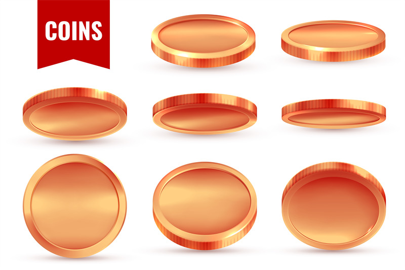 coins-bronze-money-cash-realistic-coin-different-angles-view-finance