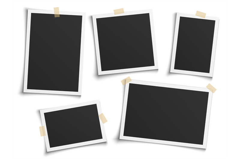 photo-frames-realistic-empty-white-photos-frame-vintage-with-adhesive