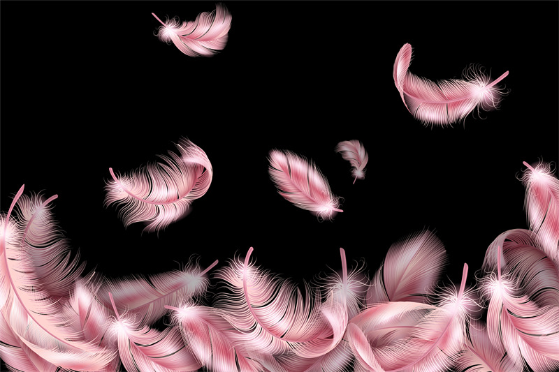 pink-feathers-flying-fluffy-swan-falling-flamingo-3d-wings-feather