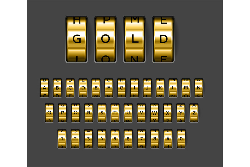 gold-locks-combination-realistic-rotating-secret-unlock-code-font-ba