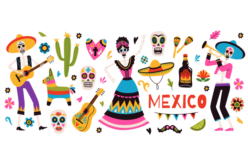 day-of-the-dead-traditional-mexican-holiday-symbols-sugar-skulls-and