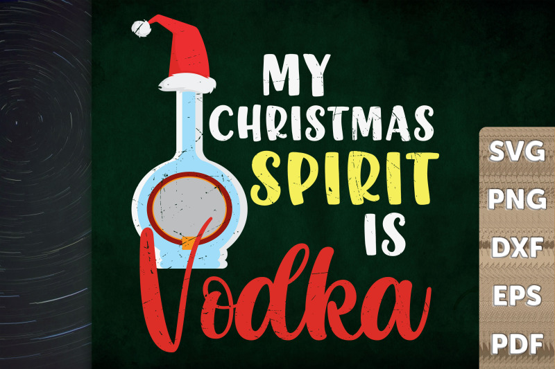 funny-my-christmas-spirit-039-s-vodka