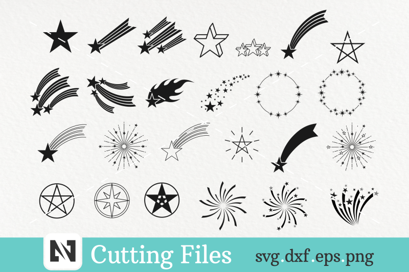 a-bundle-of-25-star-svg-vector-files-christmas-star-svg