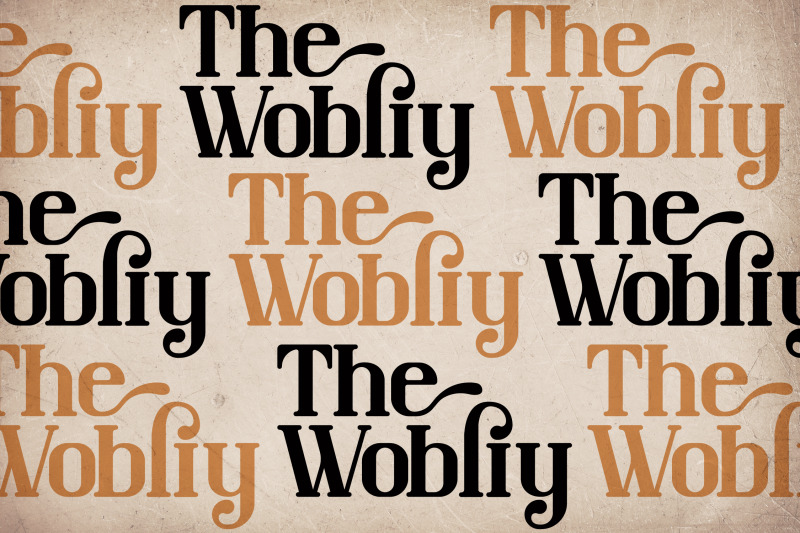 the-wobliy-typeface