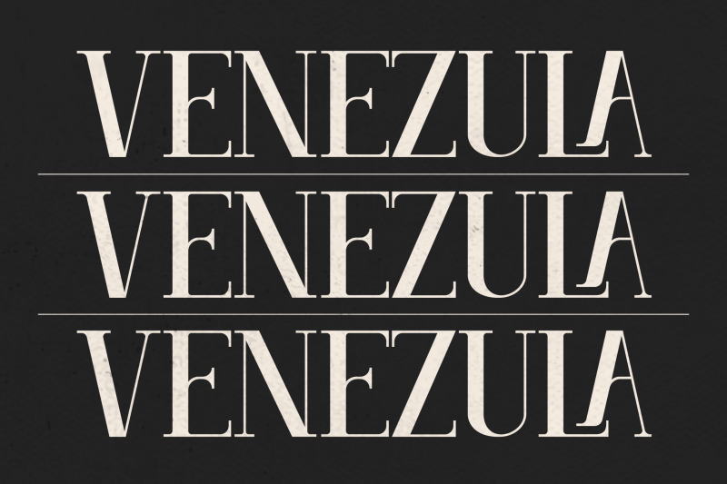 venezula-typeface