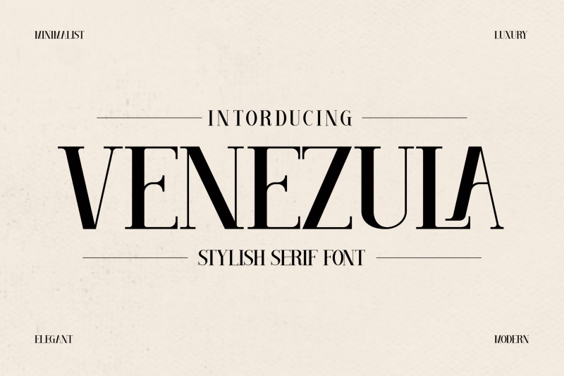 venezula-typeface