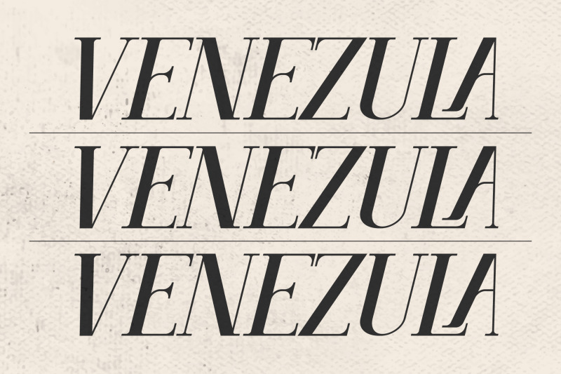 venezula-typeface