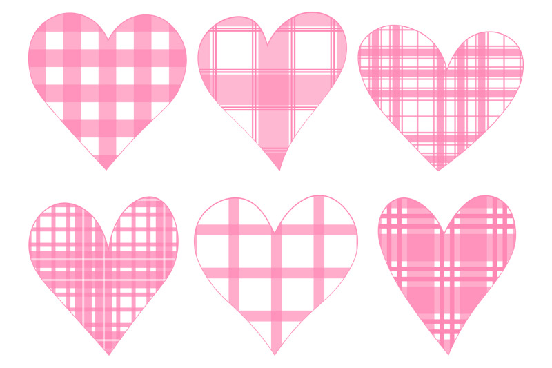 hearts-sublimation-hearts-pink-buffalo-plaid-hearts-svg