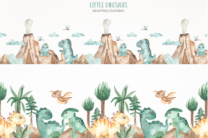 little-dinosaurs-watercolor