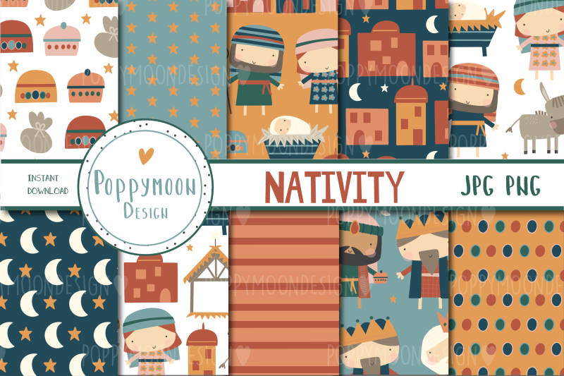 nativity-paper-set