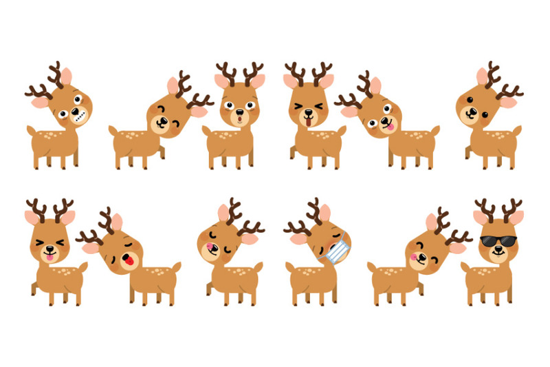 emotions-of-funny-reindeer-for-christmas-decoration-set-2
