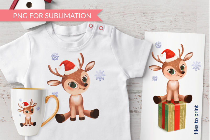 christmas-deer-sublimation