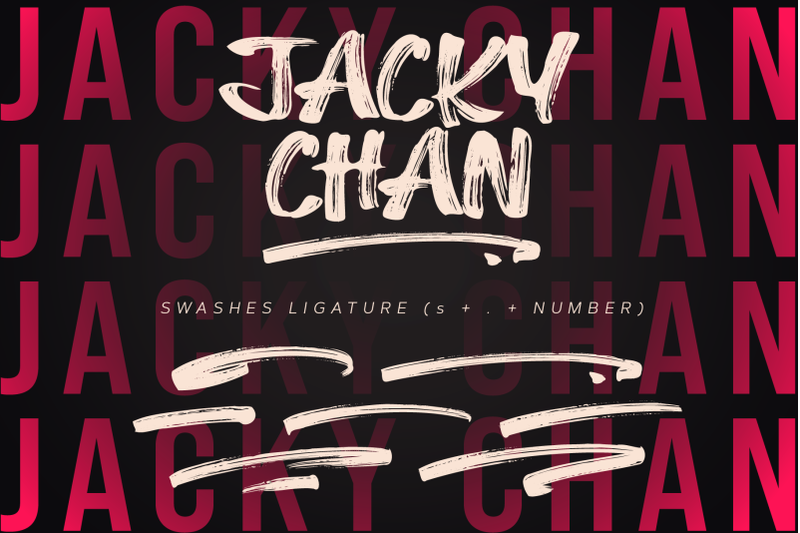 jacky-chan-brush-font
