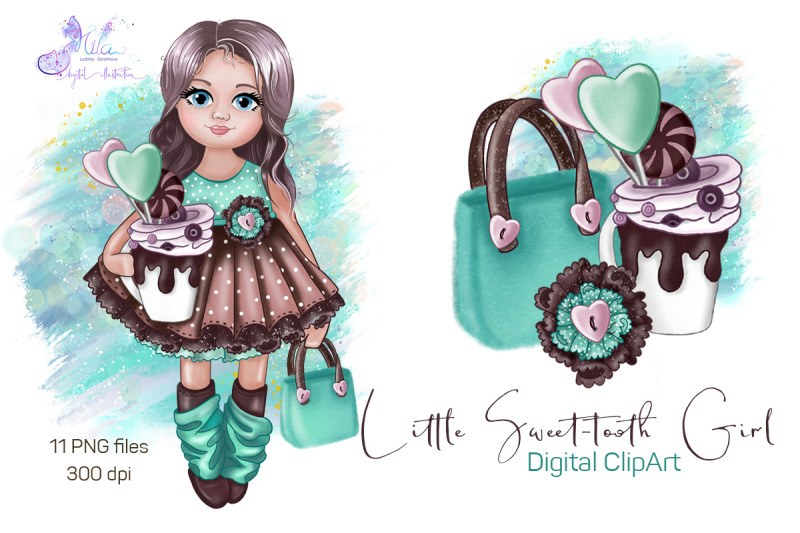 little-sweet-tooth-girl-digital-clipart