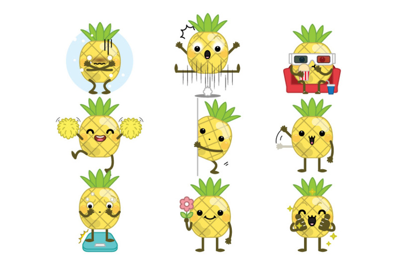 set-of-cute-cartoon-pineapple-set-c