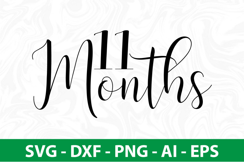 eleven-months-svg