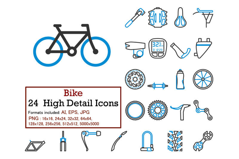 bike-icon-set