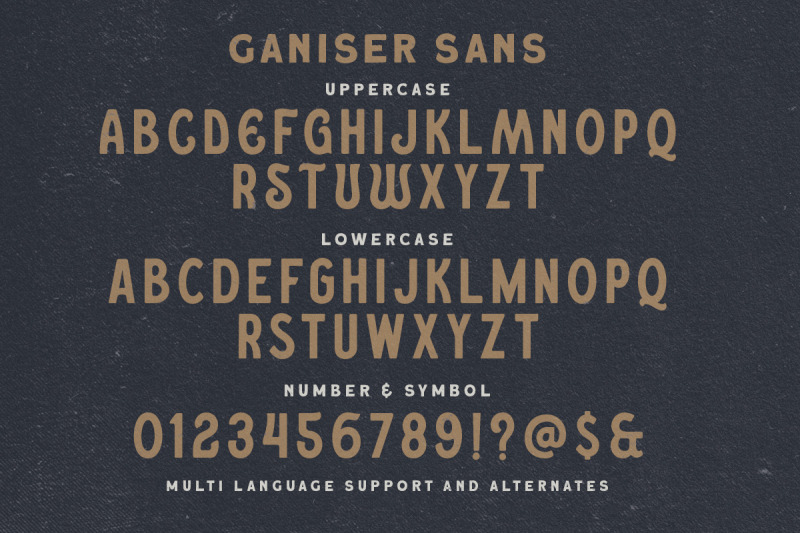 ganiser-sans-extra-premade-logo