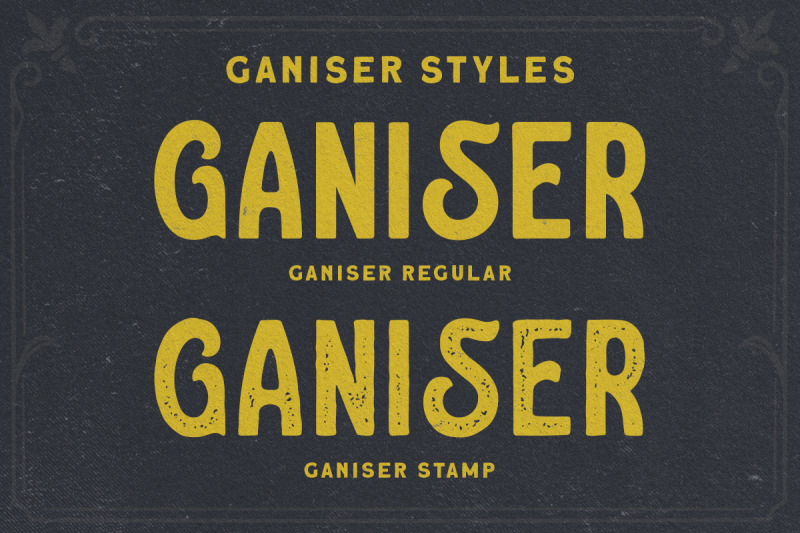 ganiser-sans-extra-premade-logo