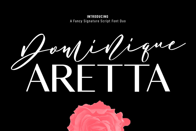 dominique-aretta-fancy-signature-script-font-duo