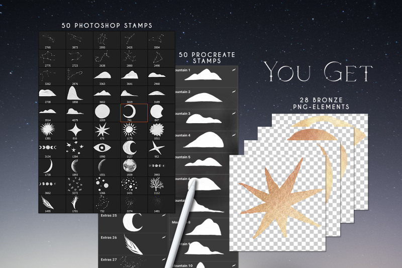 night-celestial-photoshop-amp-procreate-brushes