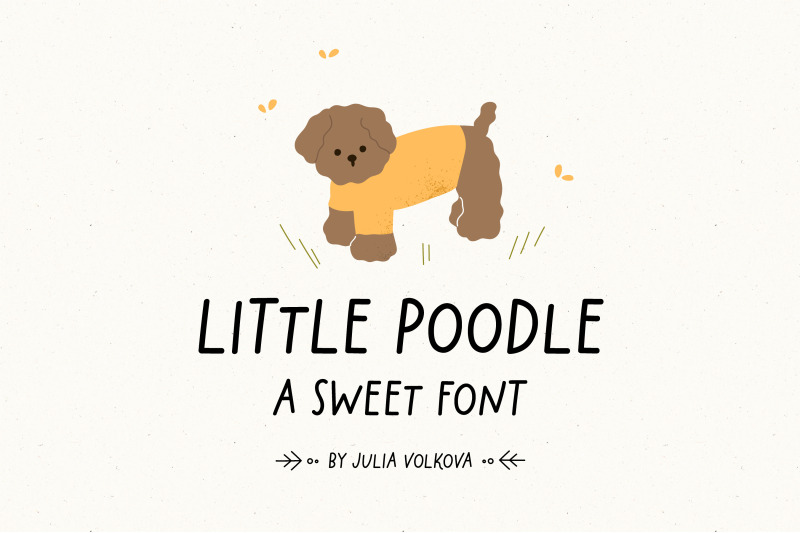 little-poodle-sweet-font