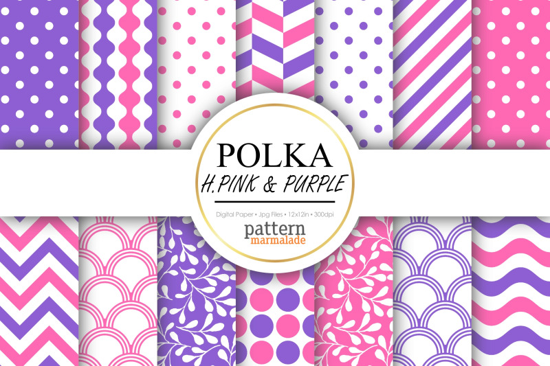polka-hot-pink-and-purple-digital-paper-s1214