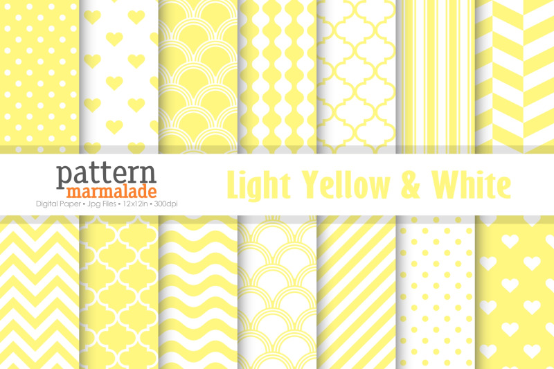 light-yellow-nbsp-amp-white-digital-paper-u12f