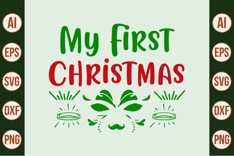 my-first-christmas-svg