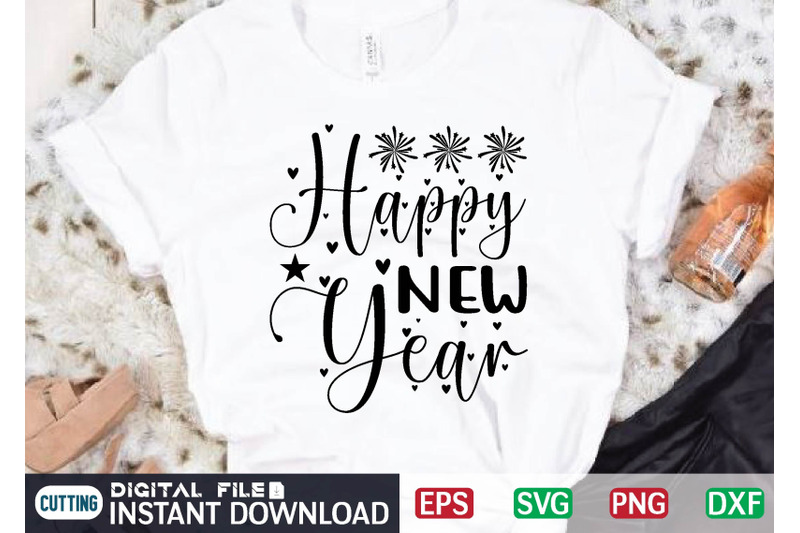 happy-new-year-svg-t-shirt-design-template