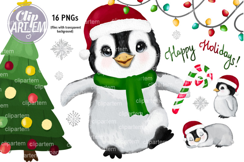 sweet-christmas-penguins-16-watercolor-png-clip-arts-new-year-bundle