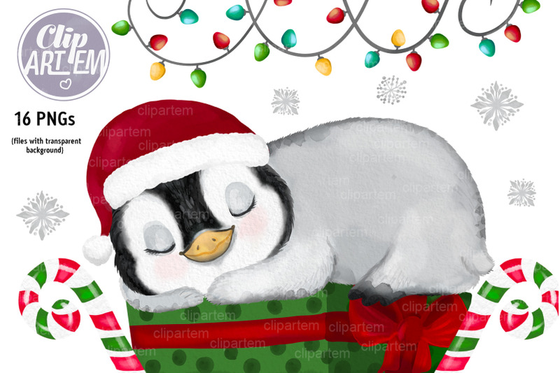 sweet-christmas-penguins-16-watercolor-png-clip-arts-new-year-bundle