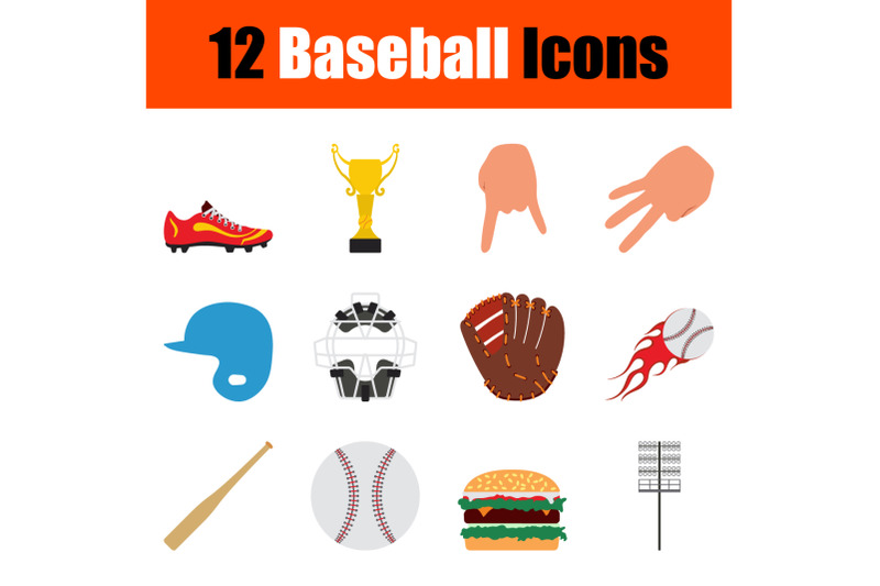 baseball-icon-set