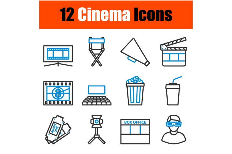 cinema-icon-set