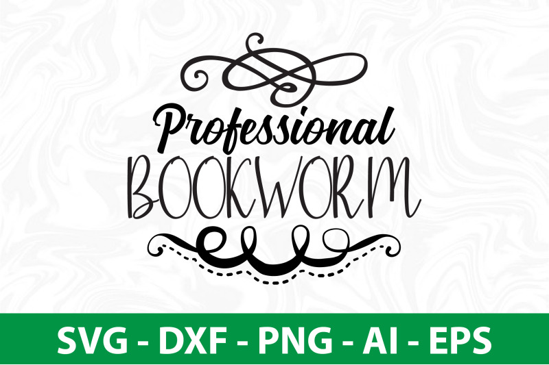 professional-bookworm-svg-cut-file