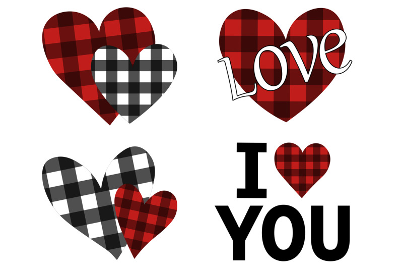 valentine-sublimation-bundle-heart-buffalo-plaid-heart-svg