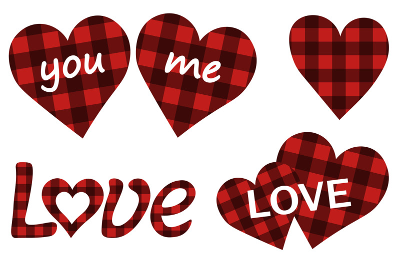 valentine-sublimation-bundle-heart-buffalo-plaid-heart-svg