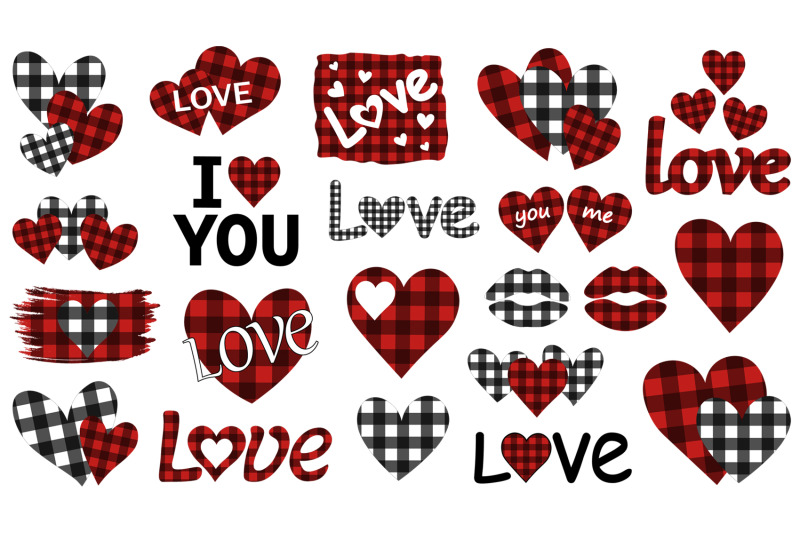 valentine-sublimation-bundle-heart-buffalo-plaid-heart-svg