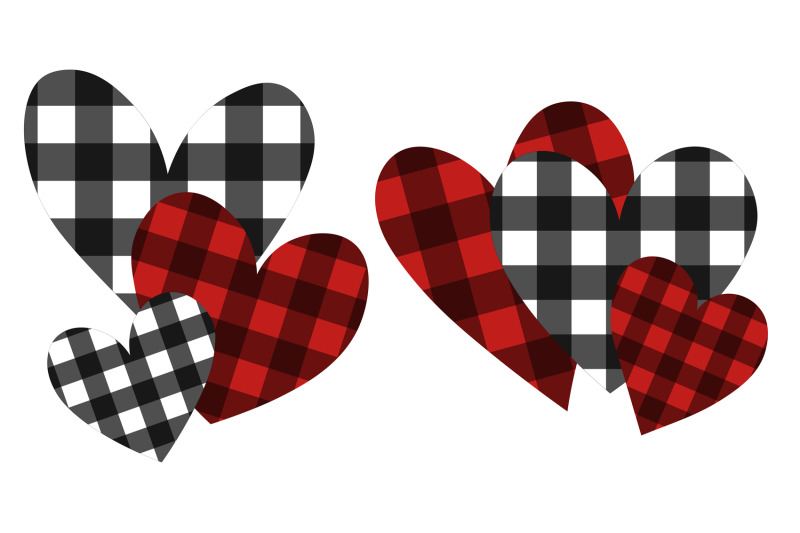 valentine-sublimation-bundle-heart-buffalo-plaid-heart-svg