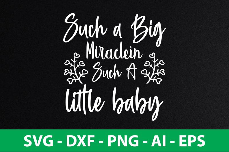 such-a-big-miraclein-such-a-little-baby-svg-cut-file